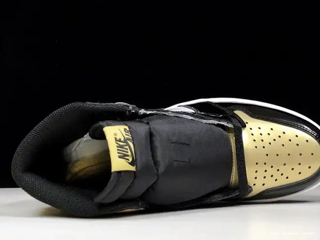 Reps LUCY Retro 1 861428-007 Jordan High Air Glod Toe 0514